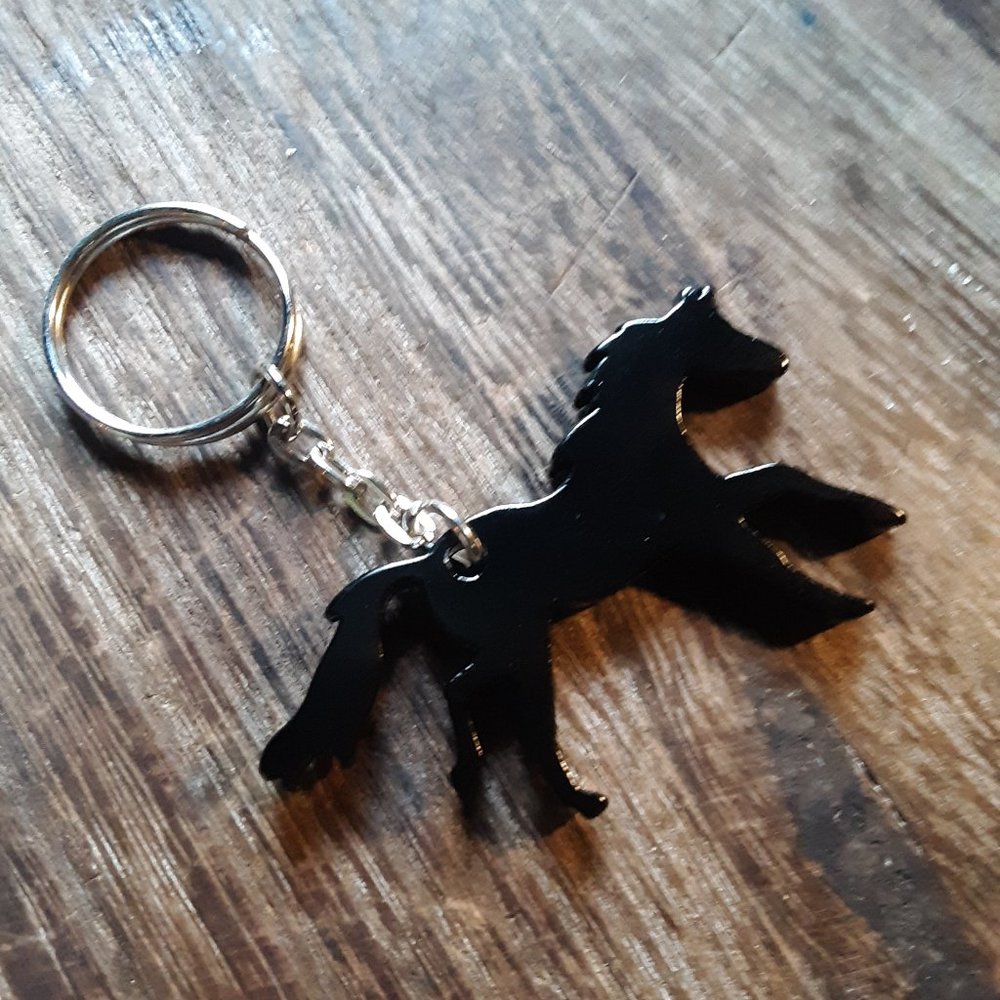 Beautiful Metal Running Horse Key Chain (NEW)